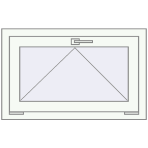 Buy Tilt-and-Turn 800x450 mm REHAU OPTIMUM EURO-DESIGN 70 RAL 9016 Traffic white two-sided