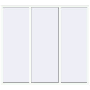 Buy Tilt-and-Turn 2000x1800 mm REHAU OPTIMUM EURO-DESIGN 70 RAL 9016 Traffic white two-sided