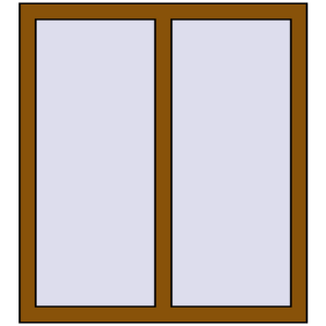 Buy Tilt-and-Turn 900x1000 mm REHAU OPTIMUM EURO-DESIGN 70 GOLDEN OAK two-sided