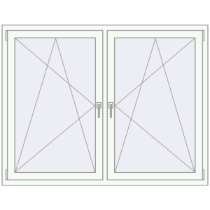 Zamów teraz Okna skrzydłowe 1575x1265 mm REHAU ENERGY-SAVING SYNEGO MD GOLDEN OAK zewnętrzny