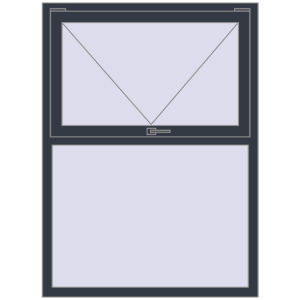 Buy Tilt-and-Turn 1100x1500 mm REHAU OPTIMUM EURO-DESIGN 70 ANTHRACITE_GREY_STRUKTURAL two-sided