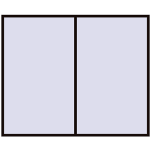 Buy Tilt-and-Turn 2800x2300 mm REHAU ENERGY-SAVING SYNEGO MD BLACK_BROWN two-sided