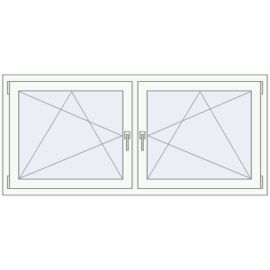 Zamów teraz Okna skrzydłowe 1725x755 mm REHAU ENERGY-SAVING SYNEGO MD BLACK_ULTI-MATT zewnętrzny