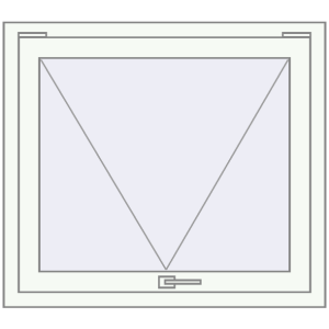 Buy Tilt-and-Turn 885x790 mm REHAU OPTIMUM EURO-DESIGN 70 RAL 9016 Traffic white two-sided