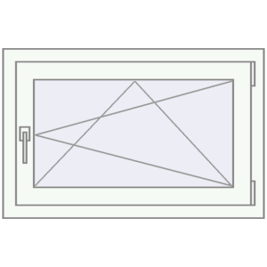 Buy Tilt-and-Turn 850x550 mm REHAU OPTIMUM EURO-DESIGN 70 ANTHRACITE_GREY_STRUKTURAL external