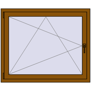 Zamów teraz Okna skrzydłowe 1200x1000 mm CLASICTHERM 70 GOLDEN OAK dwustronny