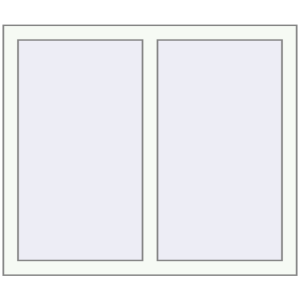 Buy Tilt-and-Turn 1000x850 mm REHAU OPTIMUM EURO-DESIGN 70 RAL 9016 Traffic white two-sided