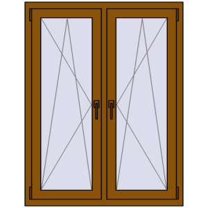 Zamów teraz Okna skrzydłowe 1020x1280 mm REHAU ENERGY-SAVING SYNEGO MD GOLDEN OAK dwustronny