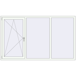 Buy Tilt-and-Turn 2200x1300 mm KORSA ENERGY-SAVING REHAU SYNEGO MD