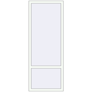 Buy Tilt-and-Turn 710x1850 mm REHAU ENERGY-SAVING SYNEGO MD RAL 9016 Traffic white two-sided