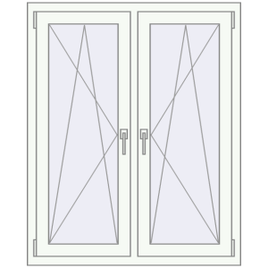 Zamów teraz Okna skrzydłowe 1020x1235 mm REHAU ENERGY-SAVING SYNEGO MD ANTHRACITE_GREY_STRUKTURAL zewnętrzny