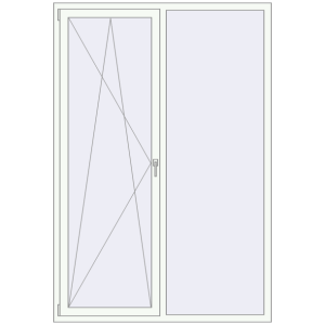 Buy Tilt-and-Turn 1500x2200 mm KORSA ENERGY-SAVING REHAU SYNEGO MD
