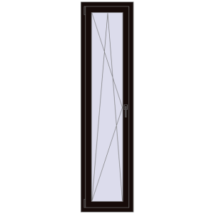 Buy Tilt-and-Turn 500x2000 mm REHAU OPTIMUM EURO-DESIGN 70 BLACK_BROWN two-sided
