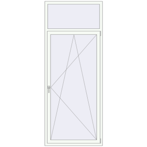 Buy Tilt-and-Turn 1000x2500 mm REHAU OPTIMUM EURO-DESIGN 70 GOLDEN OAK external