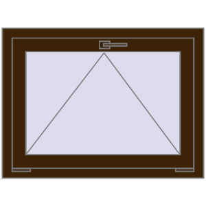 Buy Tilt-and-Turn 860x640 mm REHAU OPTIMUM EURO-DESIGN 70 DARK_OAK two-sided
