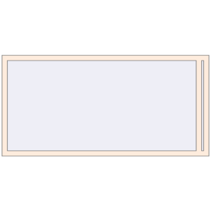 Okno plastikowe 1950x950 mm Dwuskrzydłowe. Widok od środka Zamów teraz Okna skrzydłowe 1950x950 mm REHAU OPTIMUM EURO-DESIGN 70 CREAME_WHITE_50L-2 dwustronny