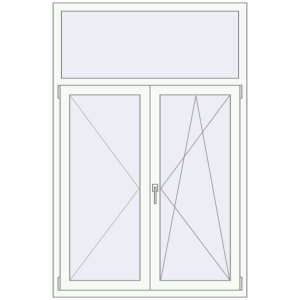 Buy Tilt-and-Turn 1170x1775 mm KORSA OPTIMUM REHAU EURO 70