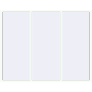 Buy Tilt-and-Turn 2500x2000 mm REHAU OPTIMUM EURO-DESIGN 70 RAL 9016 Traffic white two-sided