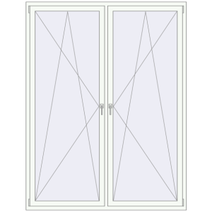 Zamów teraz Okna skrzydłowe 1800x2280 mm REHAU OPTIMUM EURO-DESIGN 70 WALNUT zewnętrzny