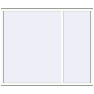Buy Tilt-and-Turn 1800x1500 mm REHAU OPTIMUM EURO-DESIGN 70 RAL 9016 Traffic white two-sided