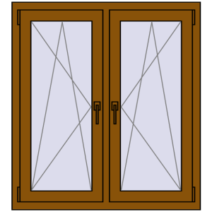 Zamów teraz Okna skrzydłowe 1035x1100 mm REHAU ENERGY-SAVING SYNEGO MD GOLDEN OAK dwustronny