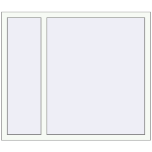 Zamów teraz Okna skrzydłowe 1300x1120 mm EPSILON OPTIMA RAL 9016 Traffic white dwustronny
