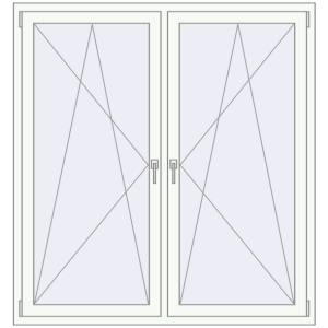 Buy Tilt-and-Turn 1500x1600 mm KORSA OPTIMUM REHAU EURO 70