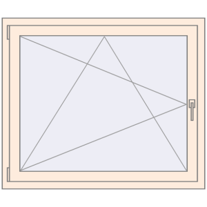 Buy Tilt-and-Turn 1150x970 mm REHAU OPTIMUM EURO-DESIGN 70 CREAME_WHITE_50L-2 two-sided