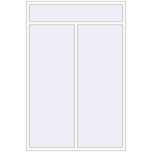 Buy Tilt-and-Turn 1600x2400 mm ALU STANDARD 72 RAL 9016 Traffic white two-sided