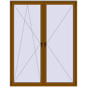 Zamów teraz Okna skrzydłowe 1800x2300 mm REHAU OPTIMUM EURO-DESIGN 70 GOLDEN OAK dwustronny