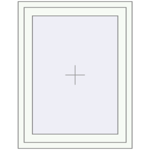 Buy Tilt-and-Turn 800x1030 mm REHAU OPTIMUM EURO-DESIGN 70 RAL 9016 Traffic white two-sided