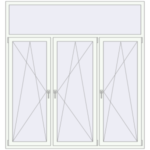 Buy Tilt-and-Turn 1995x2115 mm KORSA OPTIMUM REHAU EURO 70