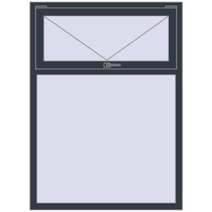 Buy Tilt-and-Turn 1100x1500 mm REHAU BRILLANT DESIGN ANTHRACITE_GREY_STRUKTURAL two-sided