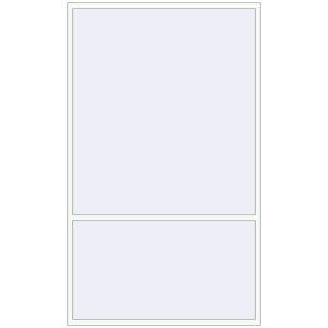 Buy Tilt-and-Turn 1800x3000 mm REHAU OPTIMUM EURO-DESIGN 70 RAL 9016 Traffic white two-sided