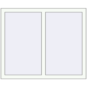 Buy Tilt-and-Turn 1100x900 mm REHAU OPTIMUM EURO-DESIGN 70 RAL 9016 Traffic white two-sided