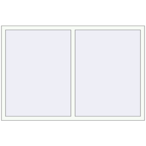 Buy Tilt-and-Turn 1740x1150 mm REHAU OPTIMUM EURO-DESIGN 70 RAL 9016 Traffic white two-sided