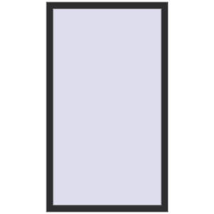 Buy Tilt-and-Turn 900x1550 mm REHAU ARTEVO ANTHRACITE_GREY_GLATT two-sided