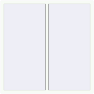 Buy Tilt-and-Turn 1570x1570 mm REHAU OPTIMUM EURO-DESIGN 70 RAL 9016 Traffic white two-sided