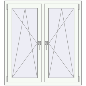 Zamów teraz Okna skrzydłowe 1140x1160 mm REHAU ENERGY-SAVING SYNEGO MD DARK_OAK zewnętrzny