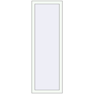 Buy Tilt-and-Turn 500x1500 mm REHAU ENERGY-SAVING SYNEGO MD RAL 9016 Traffic white two-sided