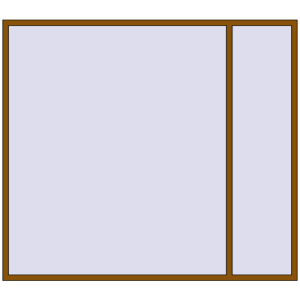 Buy Tilt-and-Turn 2600x2300 mm REHAU OPTIMUM EURO-DESIGN 70 GOLDEN OAK two-sided