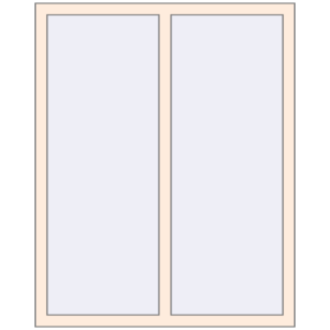 Buy Tilt-and-Turn 1100x1370 mm REHAU OPTIMUM EURO-DESIGN 70 CREAME_WHITE_50L-2 two-sided