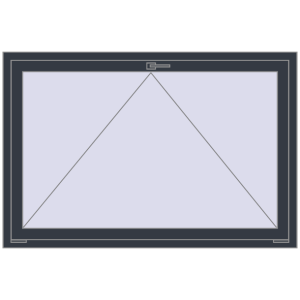 Buy Tilt-and-Turn 1500x1000 mm REHAU OPTIMUM EURO-DESIGN 70 ANTHRACITE_GREY_STRUKTURAL two-sided