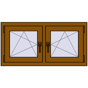 Zamów teraz Okna skrzydłowe 990x500 mm REHAU OPTIMUM EURO-DESIGN 70 GOLDEN OAK dwustronny