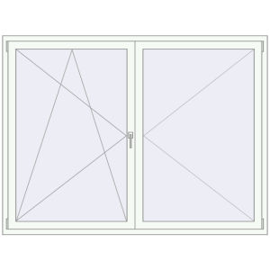 Buy Tilt-and-Turn 2000x1500 mm KORSA OPTIMUM REHAU EURO 70