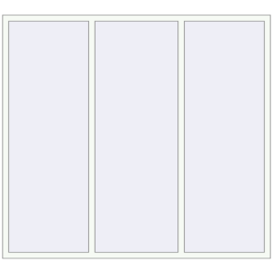 Buy Tilt-and-Turn 2200x2000 mm REHAU BRILLANT DESIGN RAL 9016 Traffic white two-sided