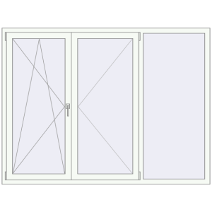 Buy Tilt-and-Turn 2000x1500 mm KORSA ENERGY-SAVING REHAU SYNEGO MD