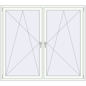 Zamów teraz Okna skrzydłowe 1840x1565 mm REHAU ENERGY-SAVING SYNEGO MD CHOCOLATE_BROWN zewnętrzny