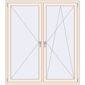 Zamów teraz Okna skrzydłowe 1500x1700 mm KORSA OPTIMUM REHAU EURO 70