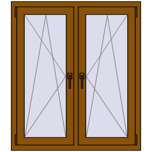 Zamów teraz Okna skrzydłowe 1020x1160 mm REHAU ENERGY-SAVING SYNEGO MD GOLDEN OAK dwustronny